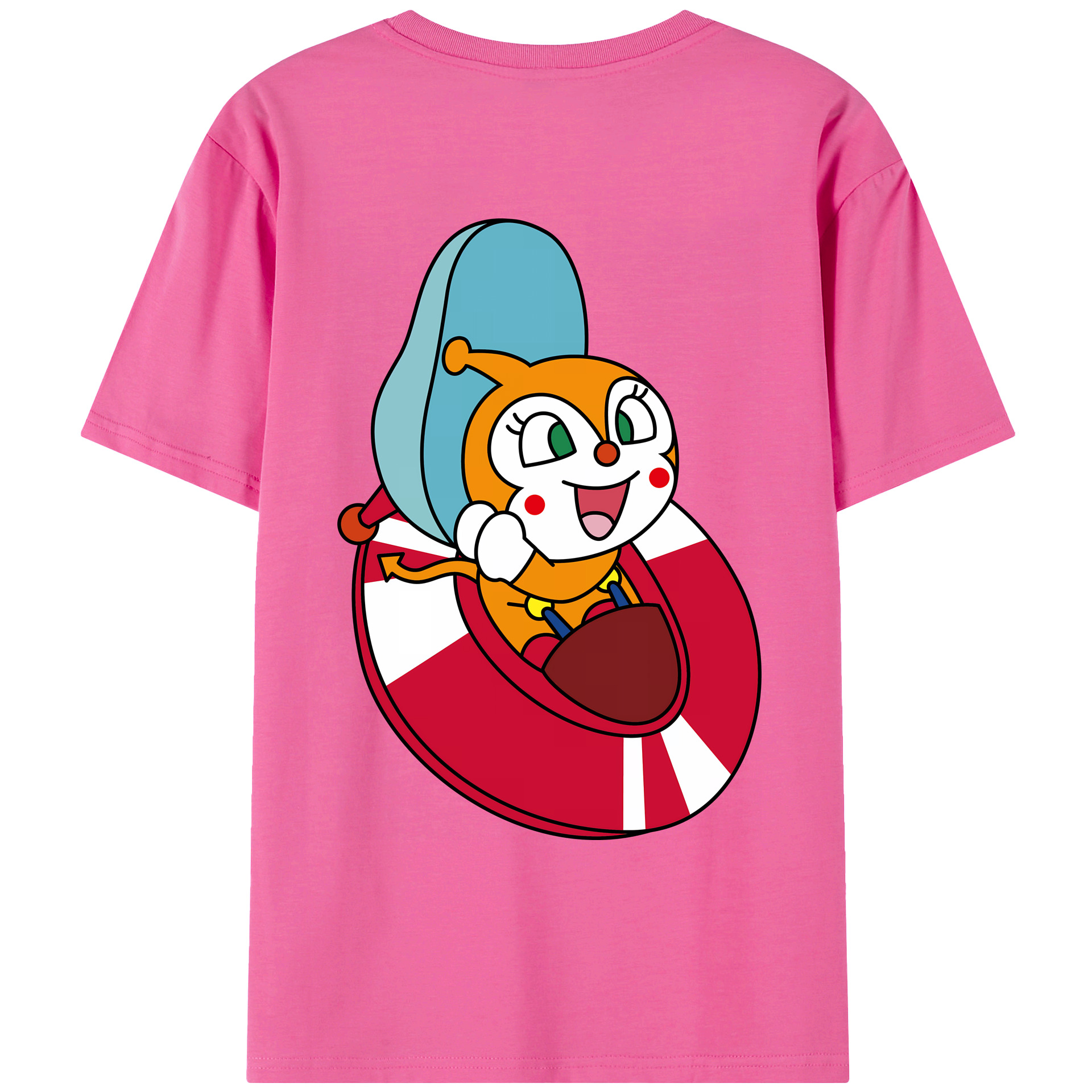 （画像用） アンパンマン Anpanman レディース半袖Tシャツ(バックプリント)